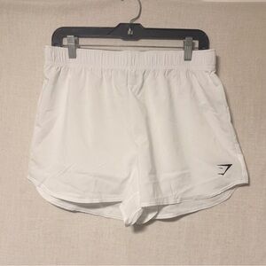 Gymshark White Athletic Shorts